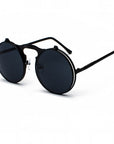 Vintage Steampunk Flip Sunglasses