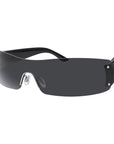 Futuristic Shields – Sleek Wraparound Sunglasses