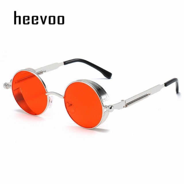 Steampunk Vintage Round Sun Glasses