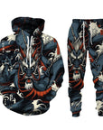 Painted Graffiti Hooded Sweater