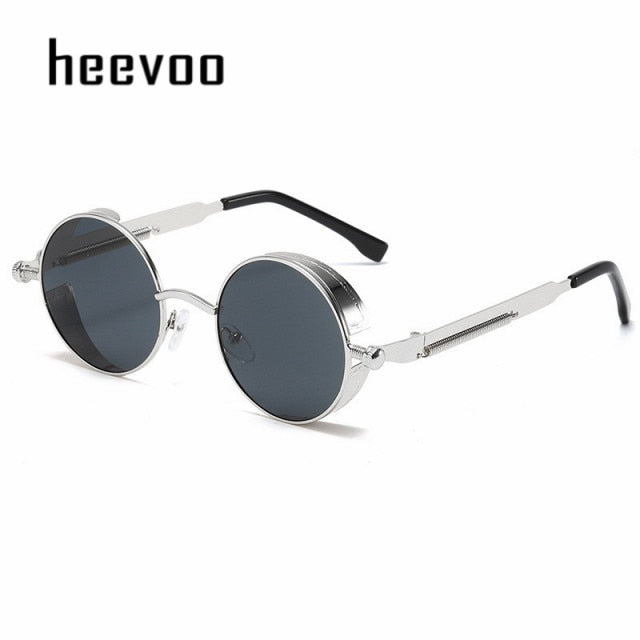 Steampunk Vintage Round Sun Glasses