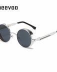 Steampunk Vintage Round Sun Glasses