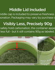 Carbonated bubble mask