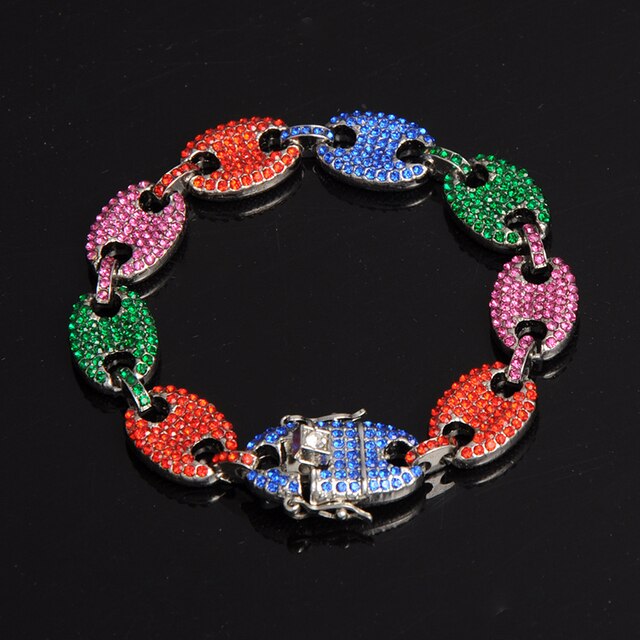 Multi-colored Iced Out Bracelets