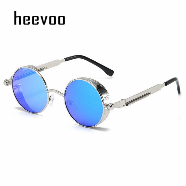 Steampunk Vintage Round Sun Glasses