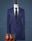 Korean Style Business Casual Men Suit