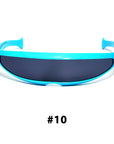 Futuristic Narrow Cyclops Sunglasses