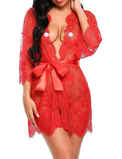 Sexy Lace Robe