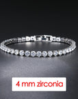 Iced Out Crystal Tennis Bracelet