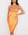 Satin Bodice Dress