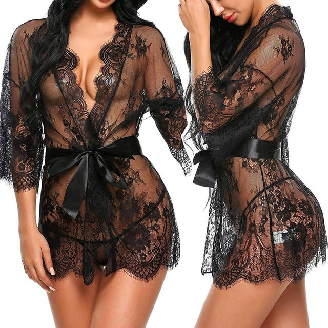 Sexy Lace Robe