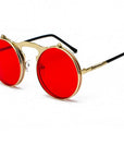 Vintage Steampunk Flip Sunglasses