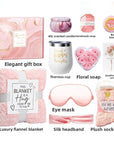 Pink Spa Gift Basket Set
