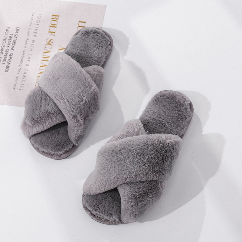 Cuddly Plush Slippers