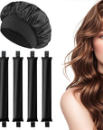 Heat-free Satin Hair Curling Tool for Overnight Use