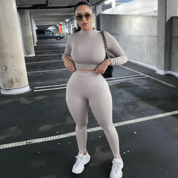 Women's Sexy Bodycon Two-Piece Set