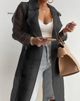 Women's Sheer Trench Coat