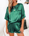 Satin Pajama Set