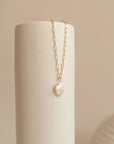 Pearl Chain Link Necklace