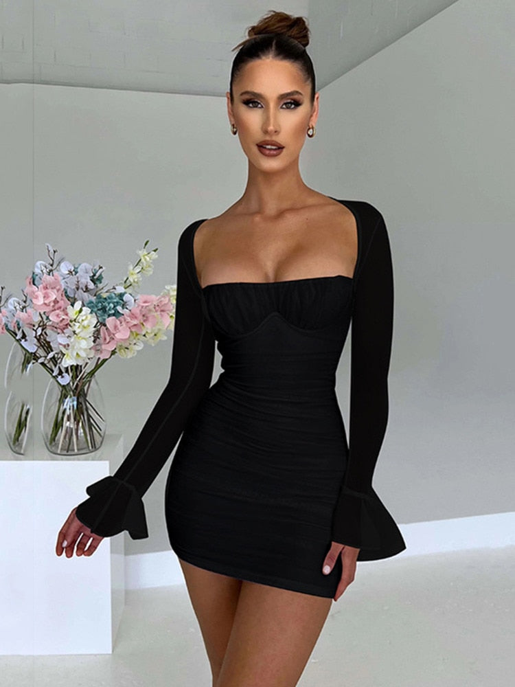 Milk Maid Bodycon Mini Dress