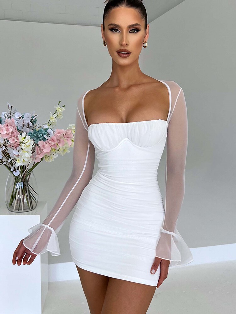 Milk Maid Bodycon Mini Dress