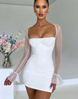 Milk Maid Bodycon Mini Dress