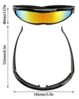 Futuristic Narrow Cyclops Sunglasses