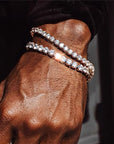 Iced Out Crystal Tennis Bracelet