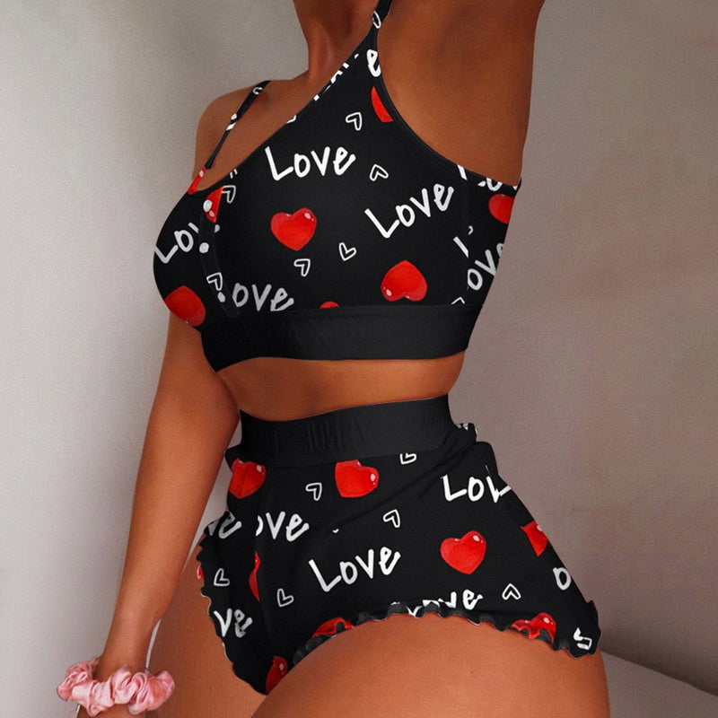 Frill Hem Cami Pajama Set