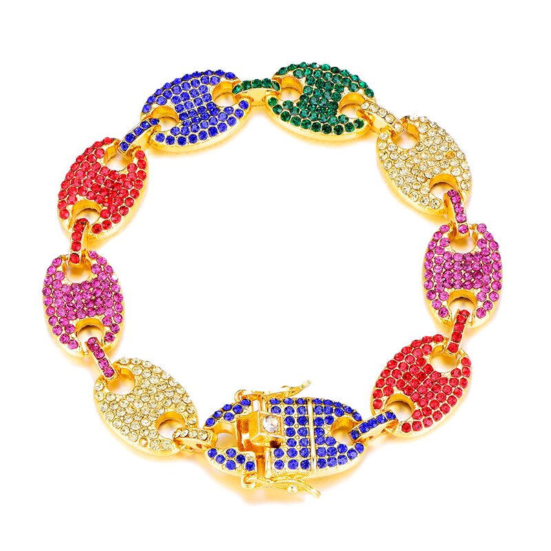 Multi-colored Iced Out Bracelets