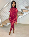 Echoine Stretch See Through Jumpsuit
