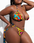 3 Piece Swimsuit Set Sizes XL - 4XL
