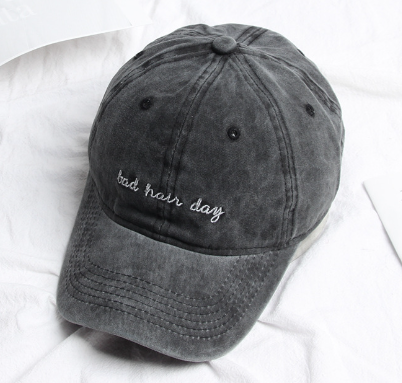 Bad Hair Day Embroidery Baseball Cap