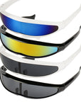 Futuristic Narrow Cyclops Sunglasses