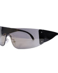 Futuristic Shields – Sleek Wraparound Sunglasses
