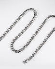 Rhinestone Paved Cuban Link Chain Bracelet