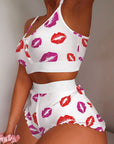 Frill Hem Cami Pajama Set