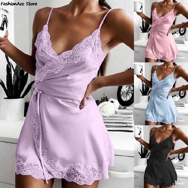 Ladies Satin Sling Nightdress