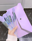 Purple Makeup Brush Set