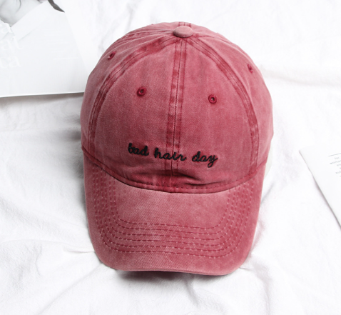 Bad Hair Day Embroidery Baseball Cap