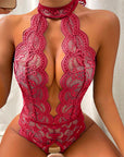 One Piece Halter Lingerie Bodysuit