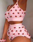 Frill Hem Cami Pajama Set