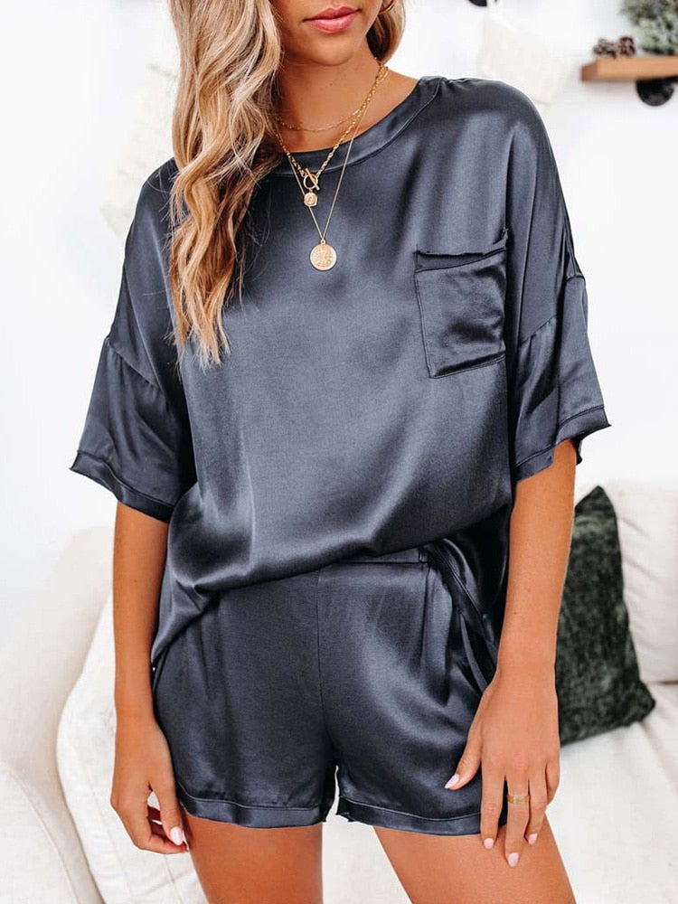 Satin Pajama Set
