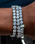 Iced Out Crystal Tennis Bracelet