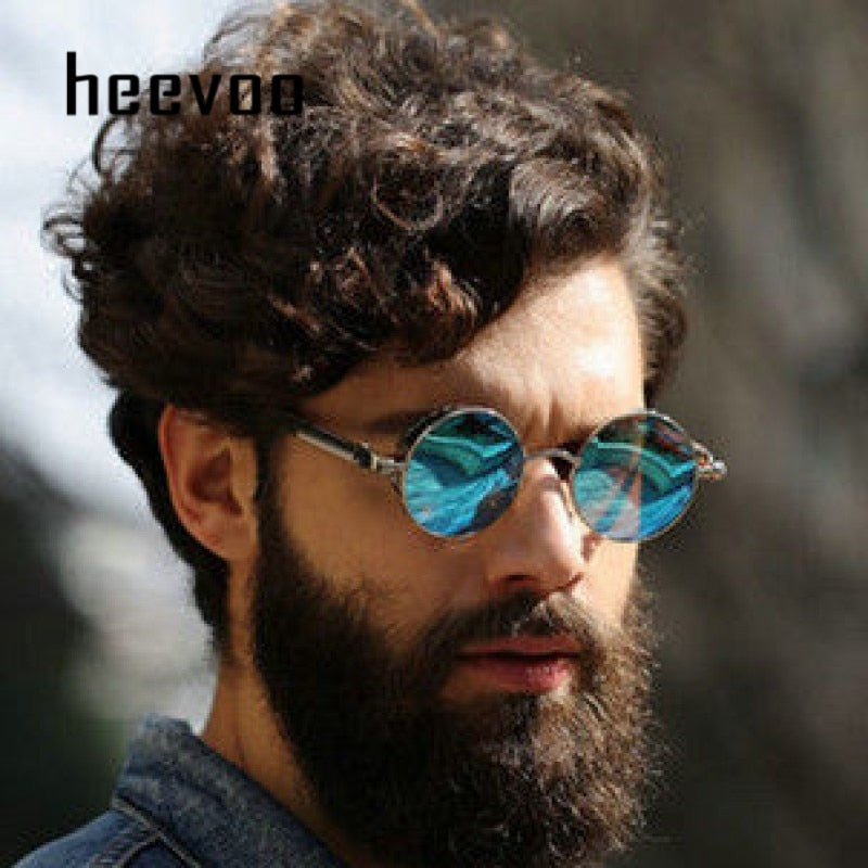Steampunk Vintage Round Sun Glasses