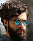 Steampunk Vintage Round Sun Glasses