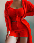Plush Velvet Lounge Wear Set