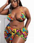 3 Piece Swimsuit Set Sizes XL - 4XL