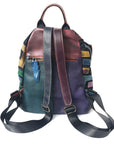 Genuine Leather Multi Color Backpack