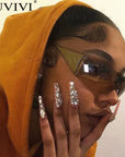 Futuristic Shields – Sleek Wraparound Sunglasses
